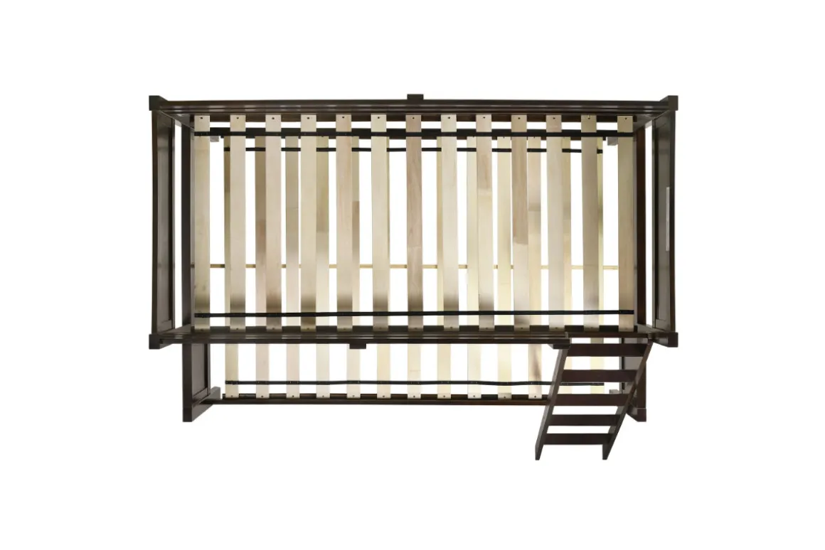 Sami Bunk Bed W/ Ladder In Espresso, Twin/ Twin