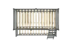 Sami Bunk Bed W/ Ladder In Espresso, Twin/ Twin