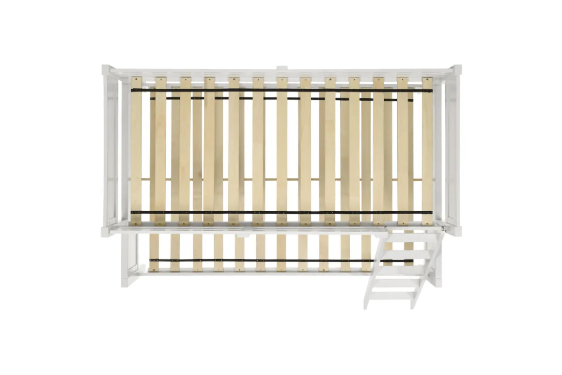 Sami Bunk Bed W/ Ladder In Espresso, Twin/ Twin