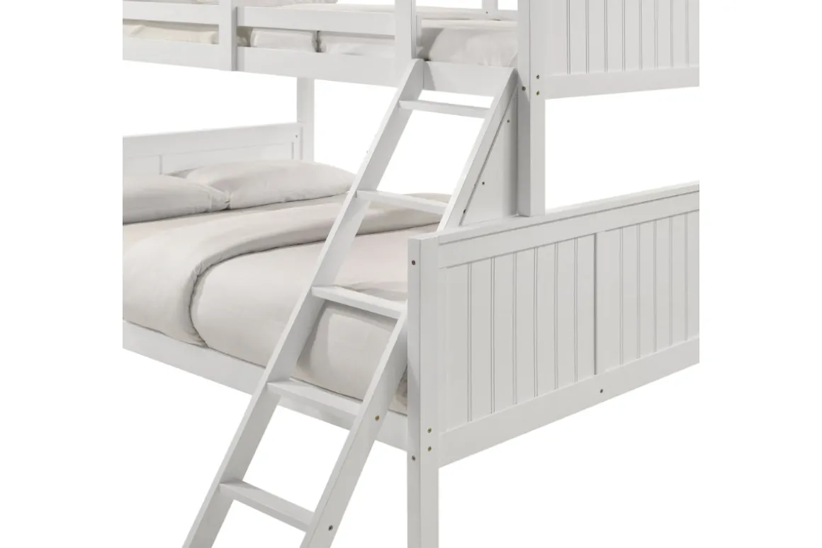 Sami Bunk Bed W/ Ladder In Espresso, Twin/ Twin