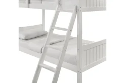 Sami Bunk Bed W/ Ladder In Espresso, Twin/ Twin