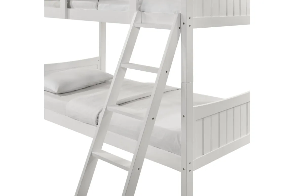 Sami Bunk Bed W/ Ladder In Espresso, Twin/ Twin