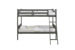 Sami Bunk Bed W/ Ladder In Espresso, Twin/ Twin