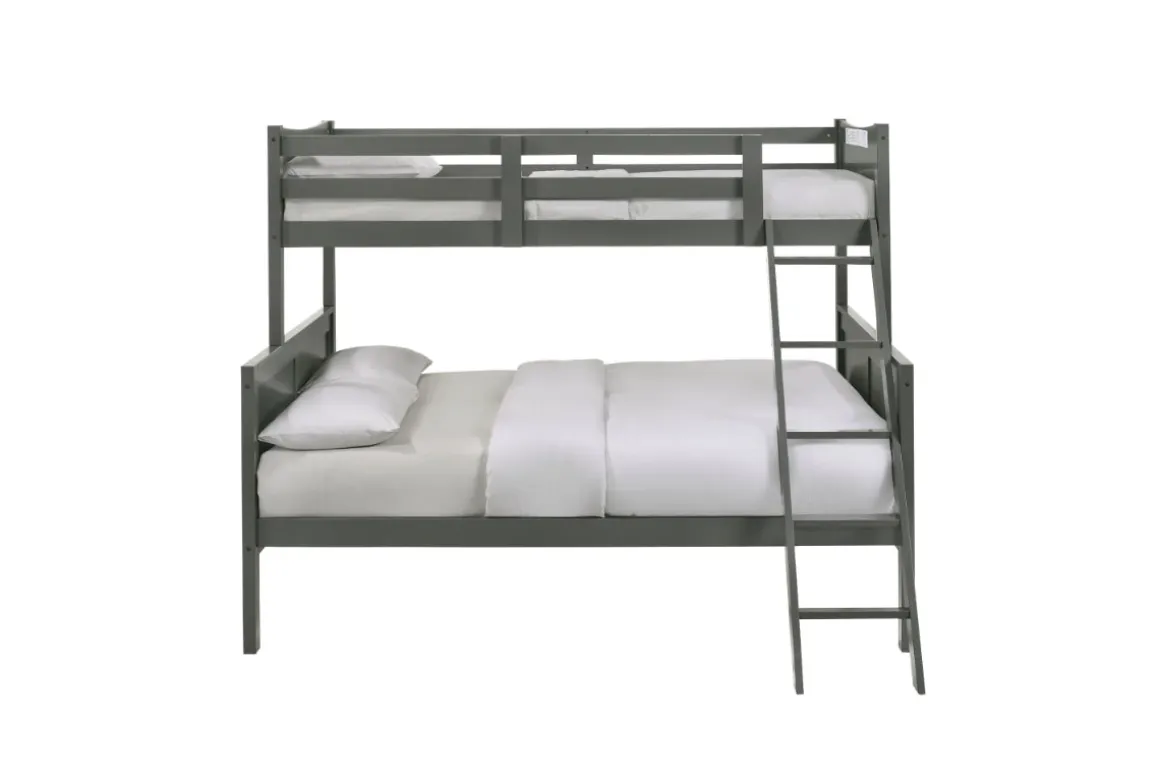 Sami Bunk Bed W/ Ladder In Espresso, Twin/ Twin
