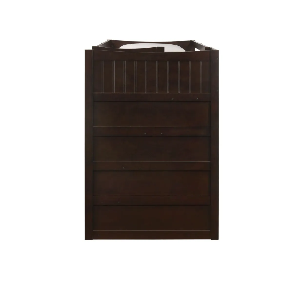 Sami Bunk Bed W/ Storage Steps In Espresso, Twin/Twin, Right Facing