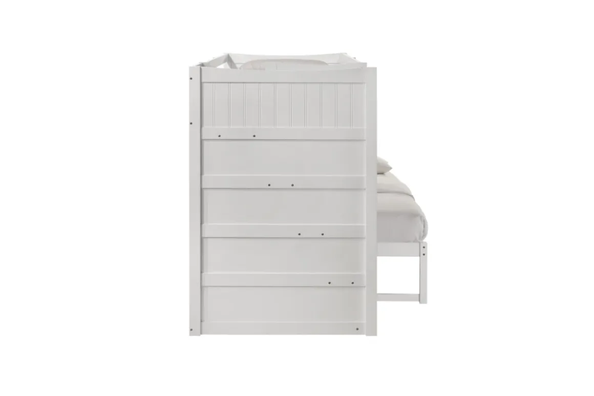 Sami Bunk Bed W/ Storage Steps In Espresso, Twin/Twin, Right Facing