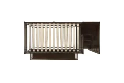 Sami Bunk Bed W/ Storage Steps In Espresso, Twin/Twin, Right Facing