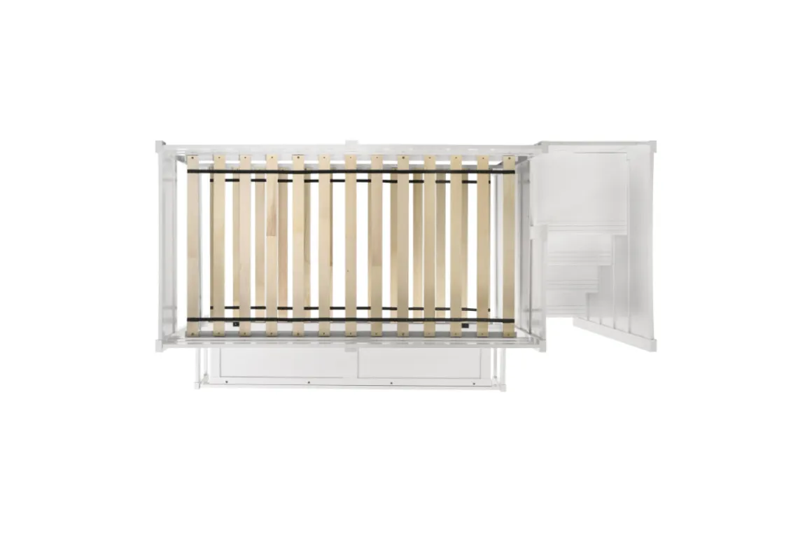 Sami Bunk Bed W/ Storage Steps In Espresso, Twin/Twin, Right Facing