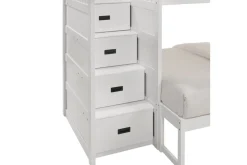 Sami Bunk Bed W/ Storage Steps In Espresso, Twin/Twin, Right Facing