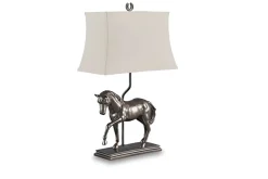 Sandorman Horse Lamp In Antique Bronze