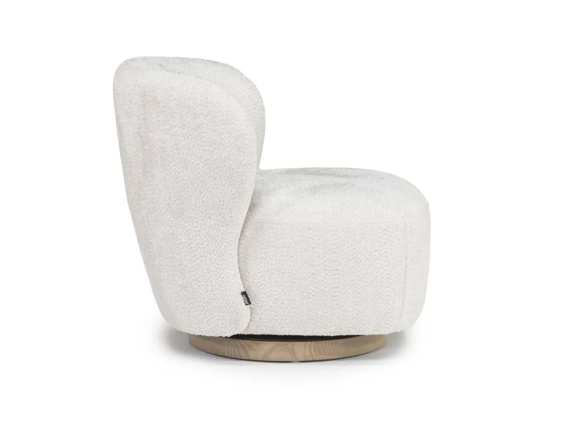 Sandra Swivel Chair In Utopia Sand