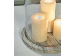 Saskia Xl Candleholders In Beige