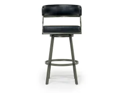 Saturn Bar Height Swivel Stool In Mineral & Black