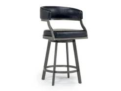 Saturn Counter Height Swivel Stool In Ford Brown
