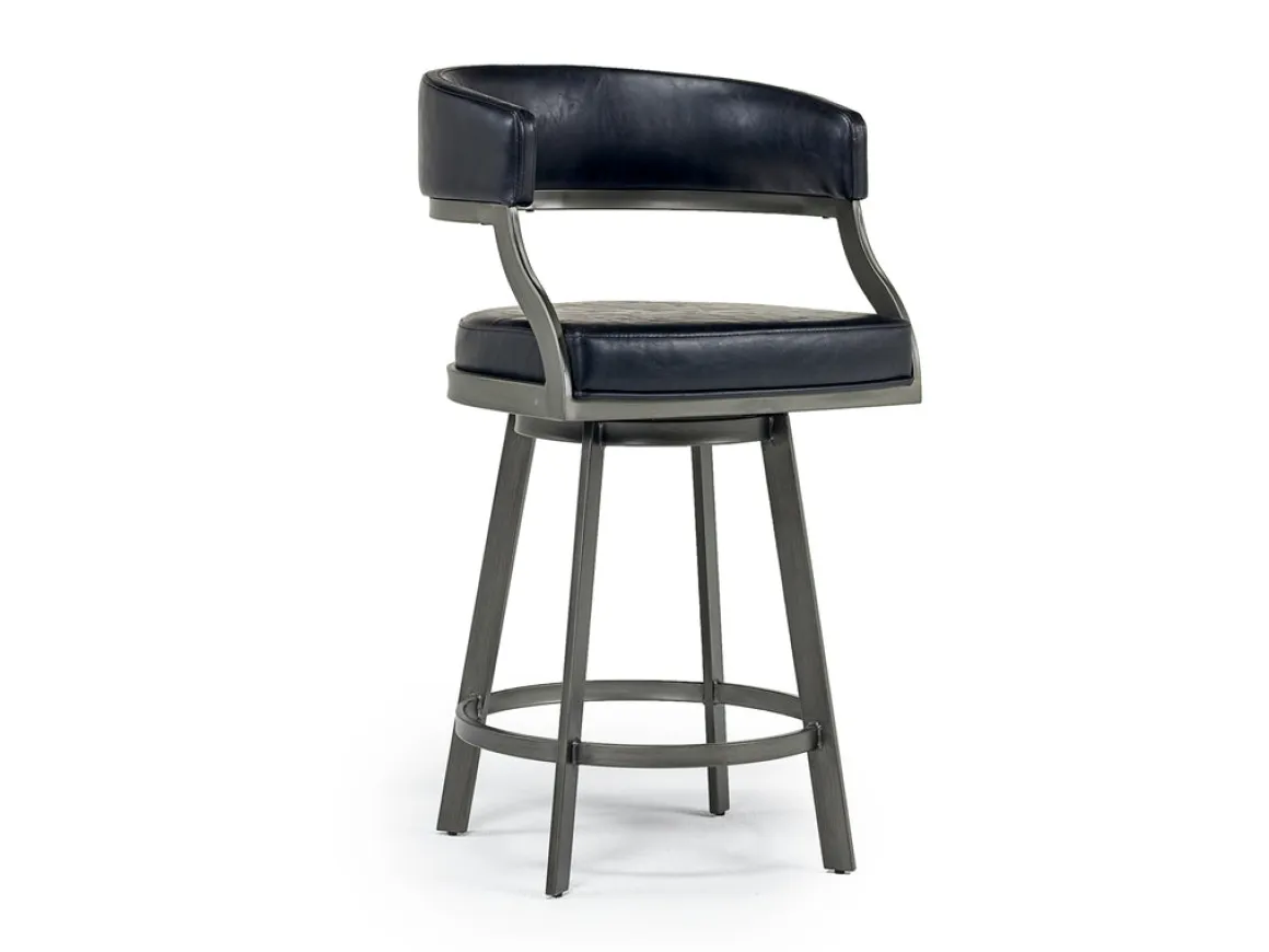 Saturn Counter Height Swivel Stool In Ford Brown