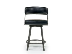 Saturn Counter Height Swivel Stool In Ford Brown