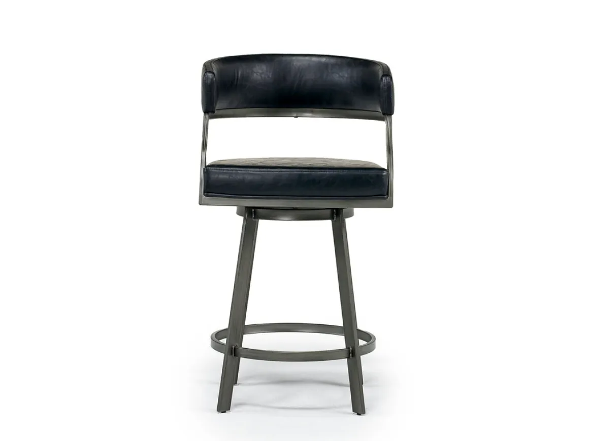 Saturn Counter Height Swivel Stool In Ford Brown
