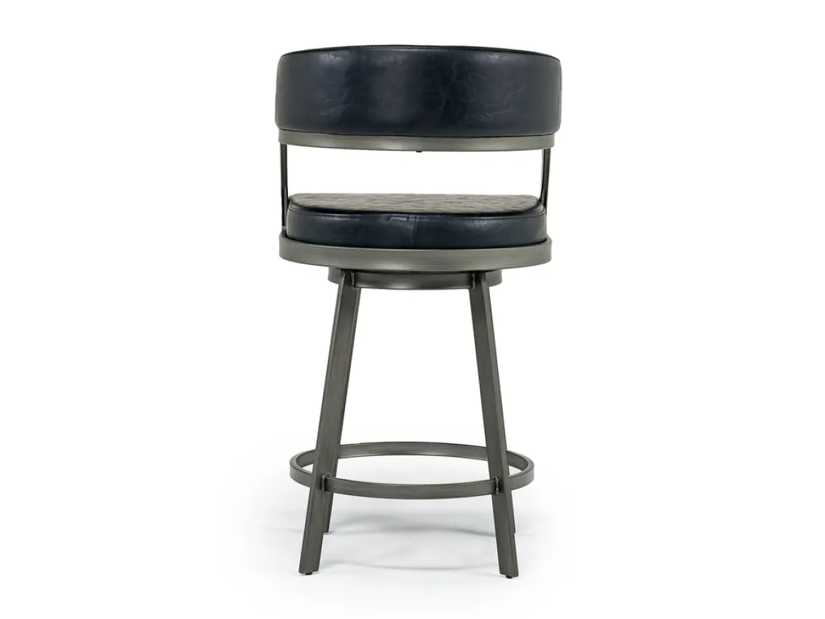 Saturn Counter Height Swivel Stool In Ford Brown