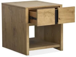 Sawyer Rectangle End Table In Rustic Caramel