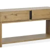 Sawyer Rectangle Sofa Table In Rustic Caramel
