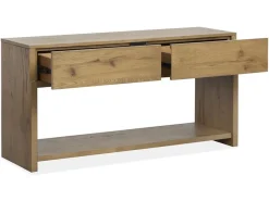 Sawyer Rectangle Sofa Table In Rustic Caramel