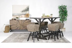 Sequoia Swivel Barstool In Espresso