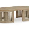 Serena Shores Outdoor Coffee Table In Beige