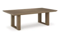 Serene Bay Outdoor Coffee Table In Dark Brown