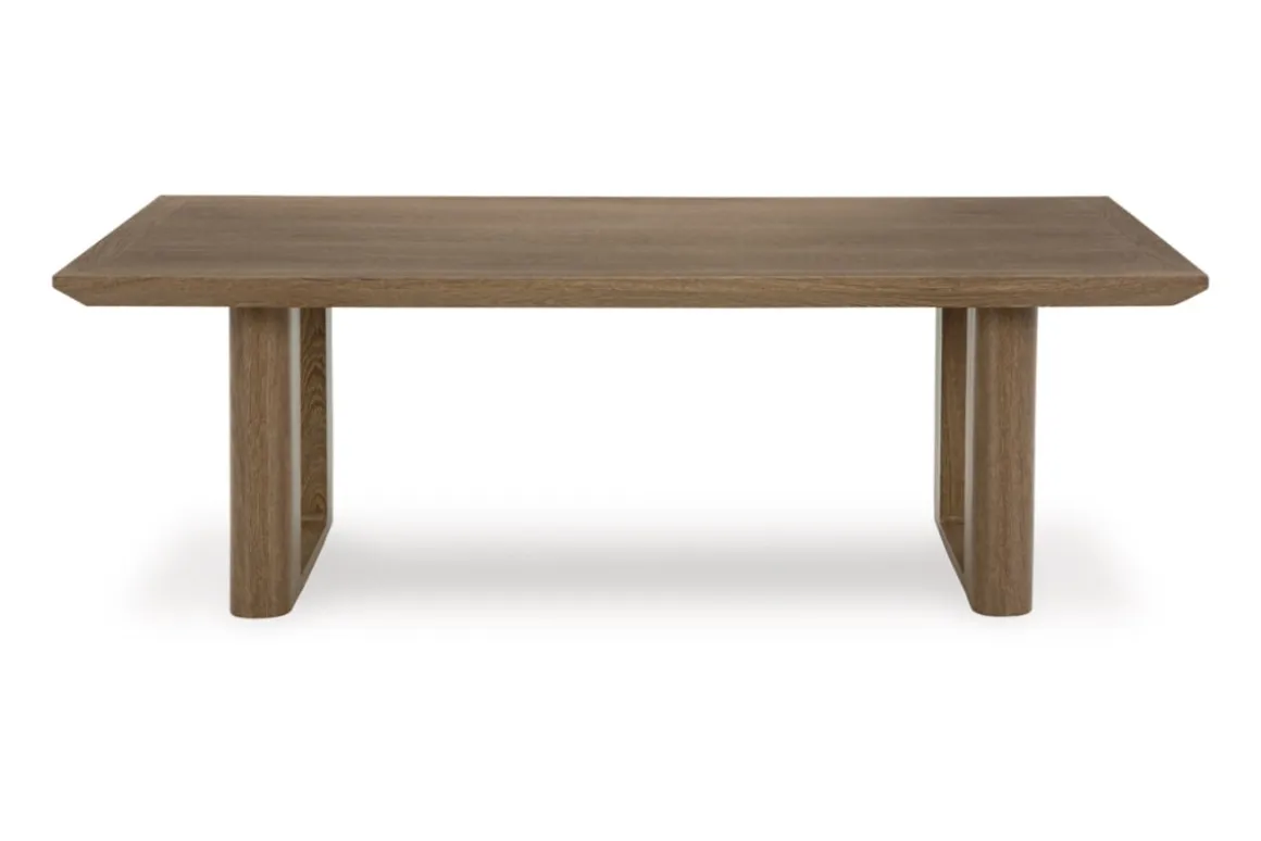 Serene Bay Outdoor Coffee Table In Dark Brown