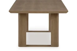 Serene Bay Outdoor Dining Table In Dark Brown