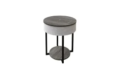 Sethlen Accent Table In Black/Gray