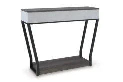 Sethlen Sofa Table In Gray/Black