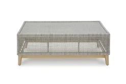 Seton Creek Outdoor Coffee Table In Gray