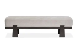 Shelby Dining Bench In Coffee Bean