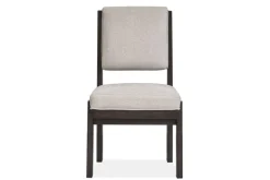Shelby Side Chair In Coffee Bean, Wood Back