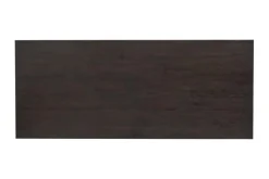 Shelby Trestle Dining Table & 4 Wood Back Chairs In Coffee Bean