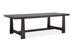 Shelby Trestle Dining Table In Coffee Bean