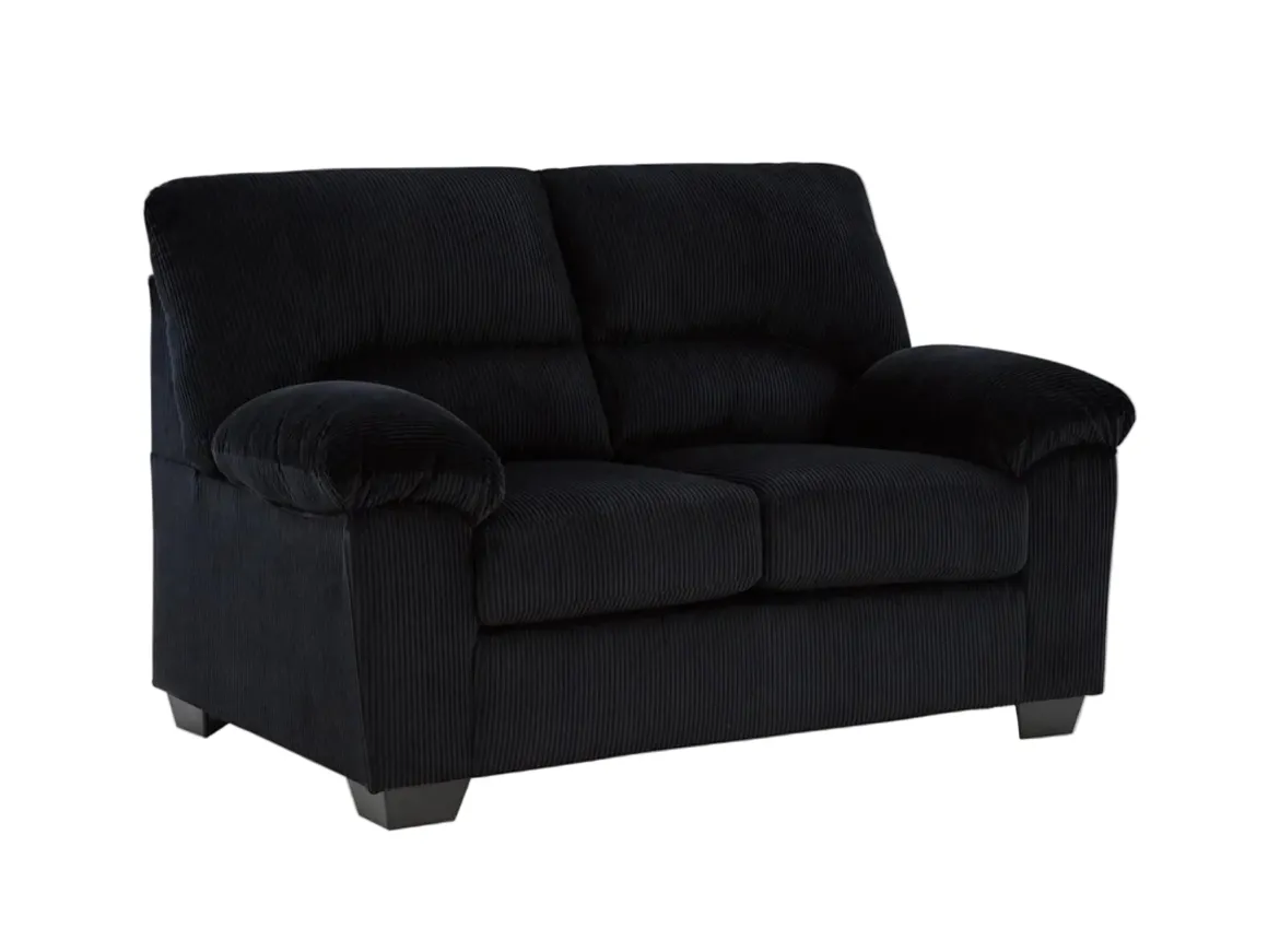 Simple Joy Loveseat In Onyx