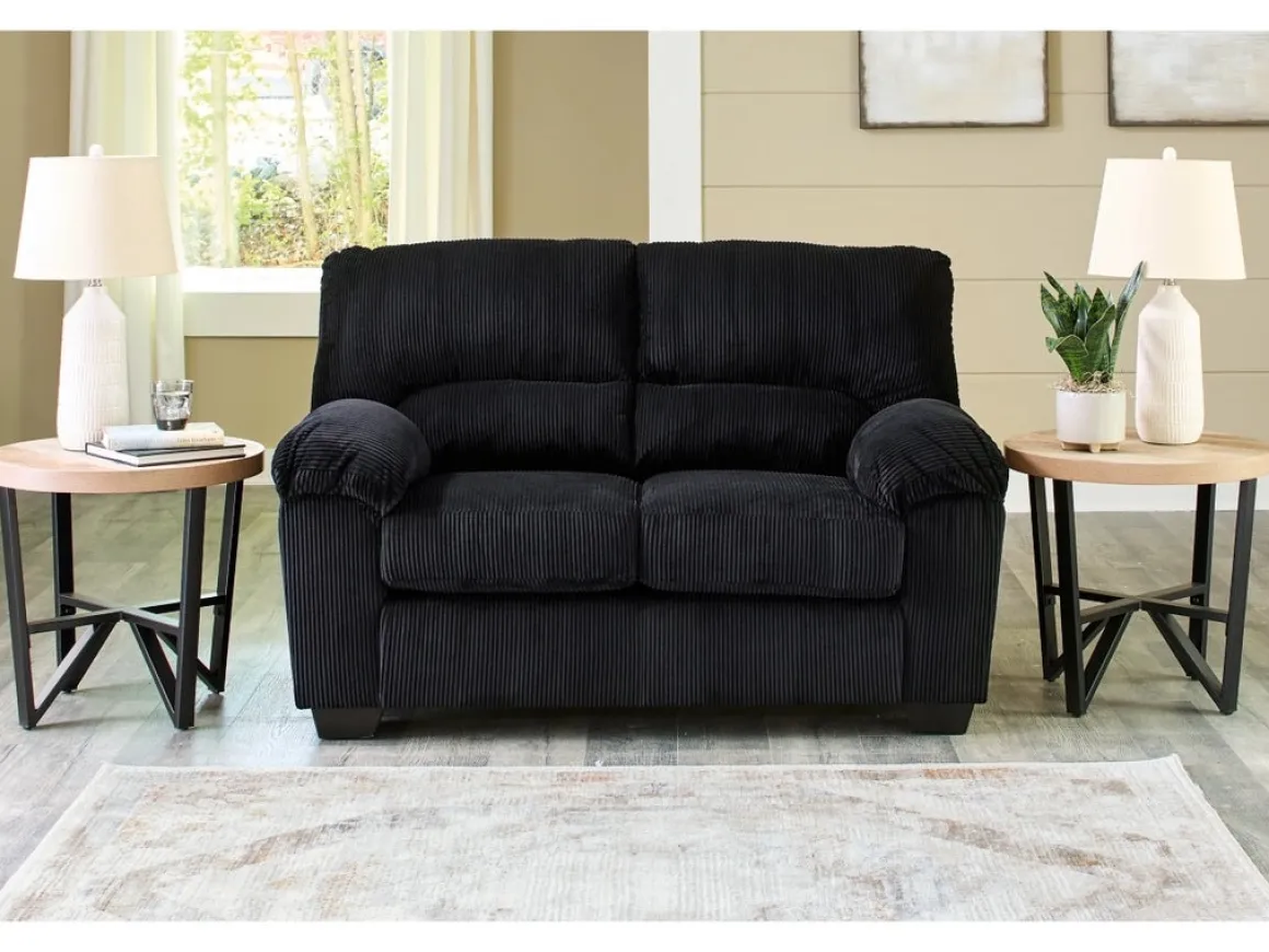 Simple Joy Loveseat In Onyx