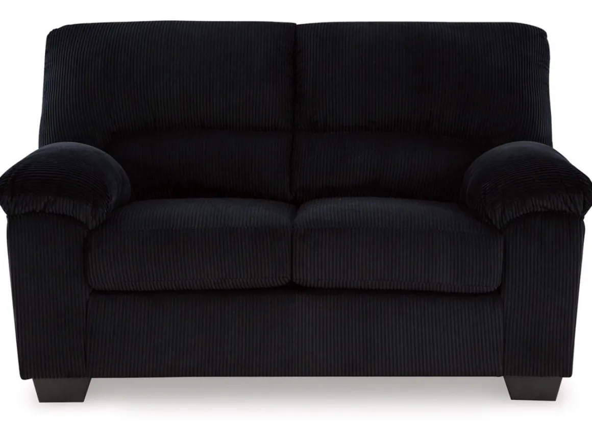 Simple Joy Loveseat In Onyx