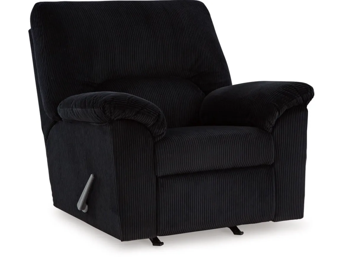 Simple Joy Rocker Recliner In Onyx