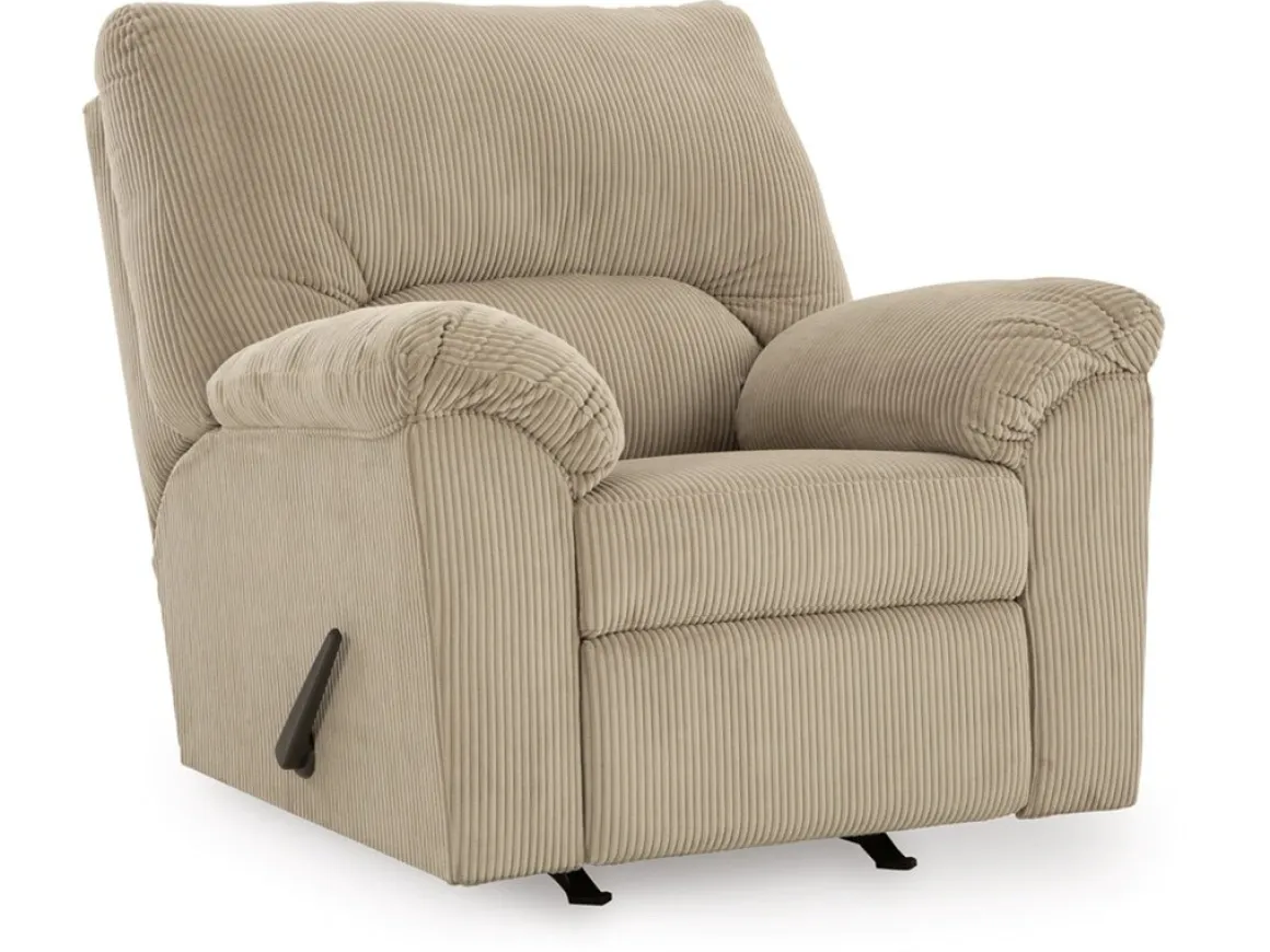 Simple Joy Rocker Recliner In Onyx