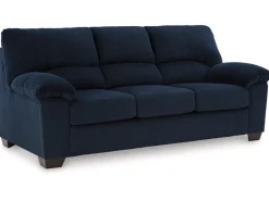 Simple Joy Sofa & Loveseat In Navy