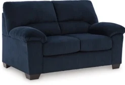 Simple Joy Sofa & Loveseat In Navy