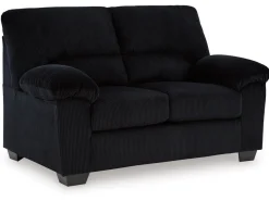 Simple Joy Sofa & Loveseat In Navy