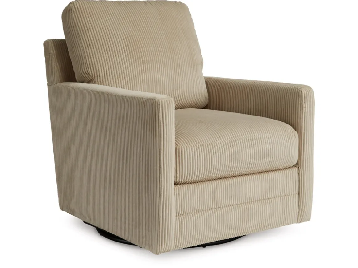 Simple Joy Swivel Chair In Sand