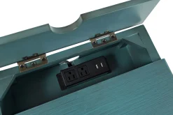 Skyy Chairside Table In Black