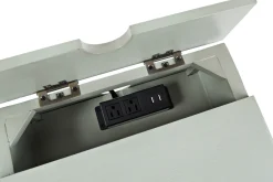 Skyy Chairside Table In Black