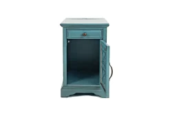 Skyy Chairside Table In Black