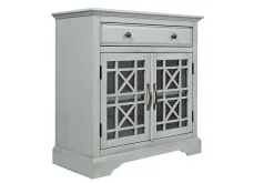 Skyy Media Console In Gray, 70 Inch